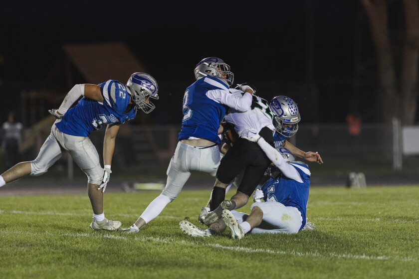 PHOTOS Seahawks stop the Fighting Cougars in 11B football faceoff