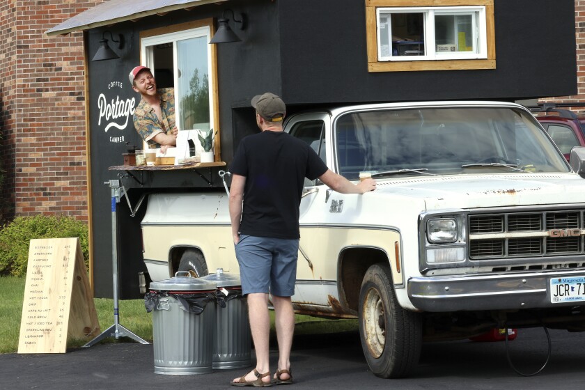 The Portage Coffee Camper truck.