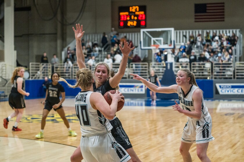 Fillmore Central, Kingsland Section 1A quarterfinal girls basketball