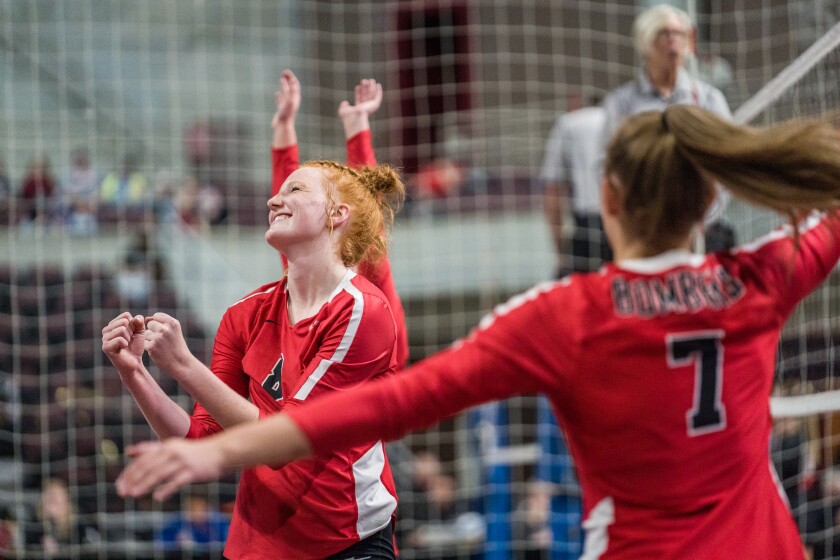 Section 1A, 1AA girls volleyball semifinals