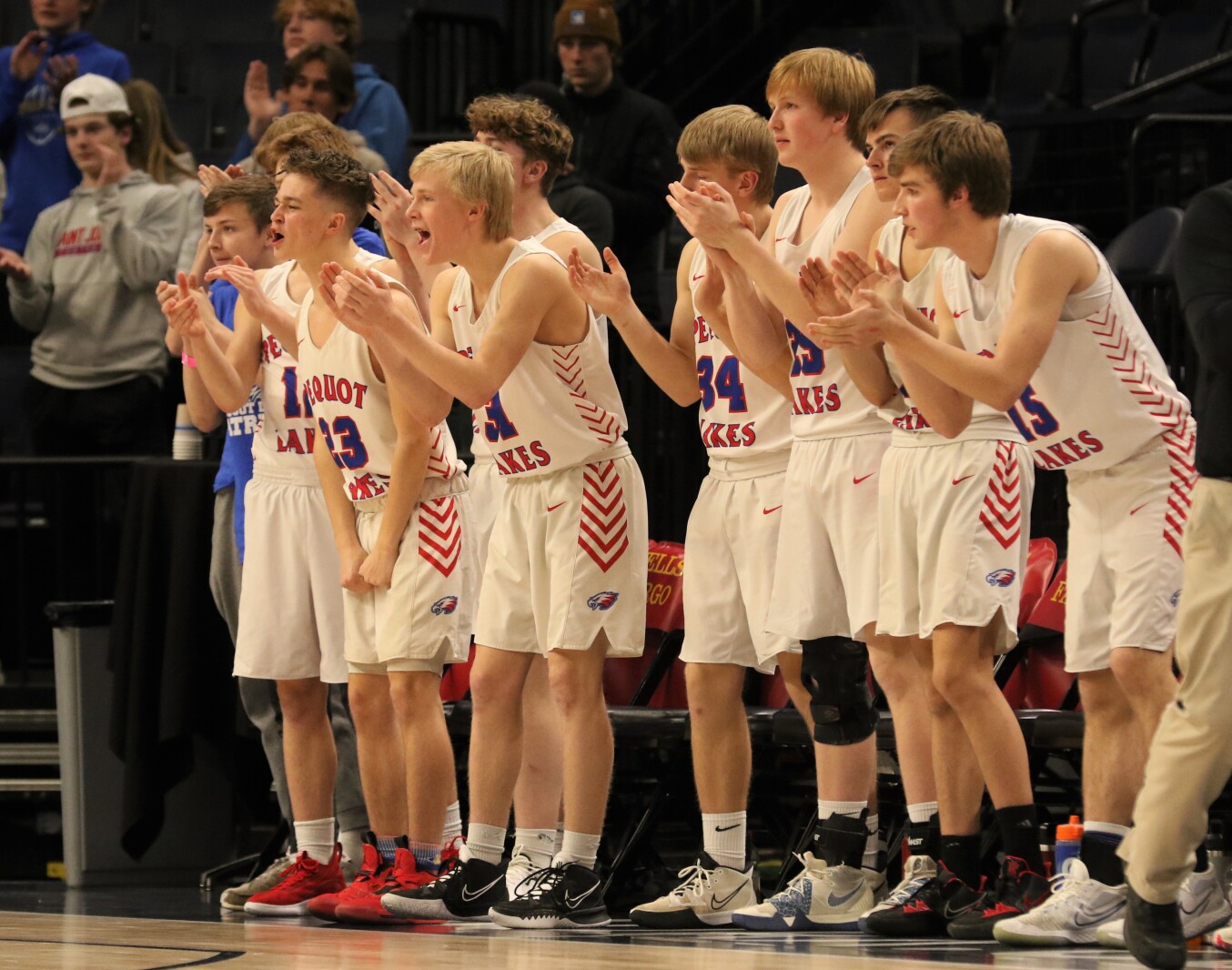 Pequot Lakes vs Annandale Class 2A State Quarterfinals Tuesday, March 22, 2022, at Target Center.