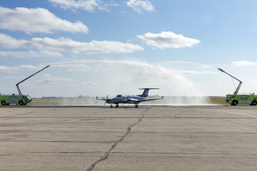 Robert Ringold Water Cannon Salute