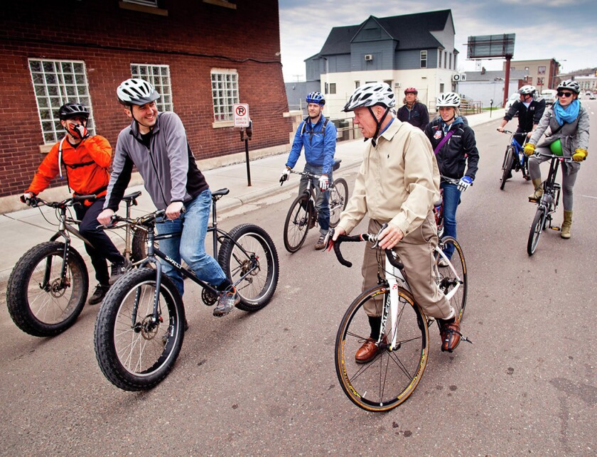 Mayor's bike ride