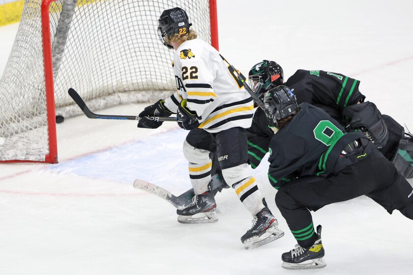 Jayson Shaugabay closing in on T.J. Oshie's Warroad scoring mark - Grand Forks Herald