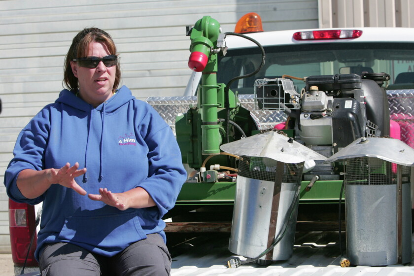 Vector Control Officer The bugs shall die: Vector Control officers work to control mosquito ...
