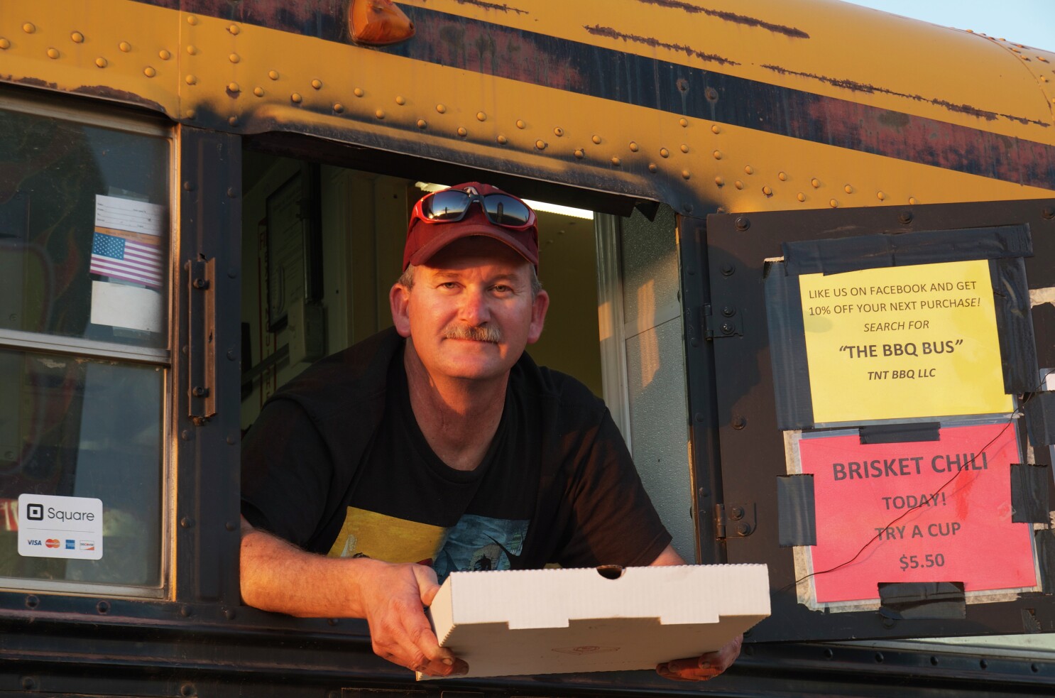 Tim Oldham's BBQ Bus -- A 38-Foot School Bus Turned Smoker Restaurant