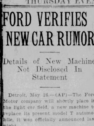 a historical news clipping