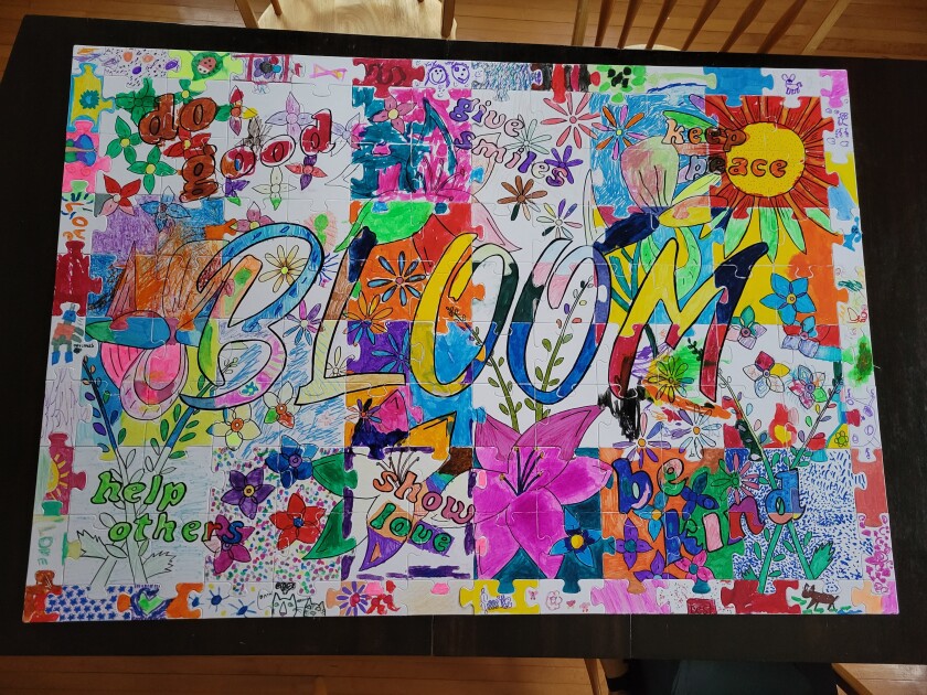 Finished BLOOM! mural