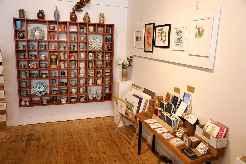 Items made by Warrior Printress and Duluth Pottery