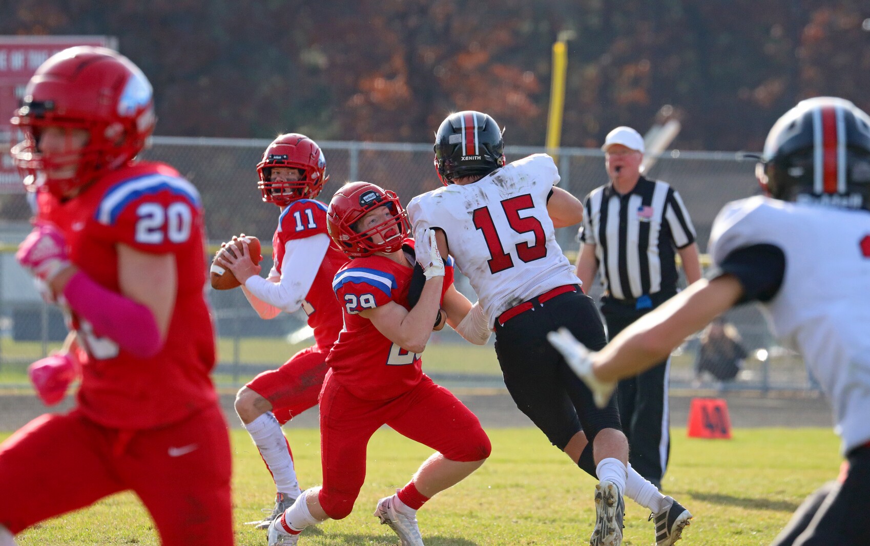 Pequot Lakes against Aitkin football Saturday, Oct. 29, 2022, at Pequot Lakes.