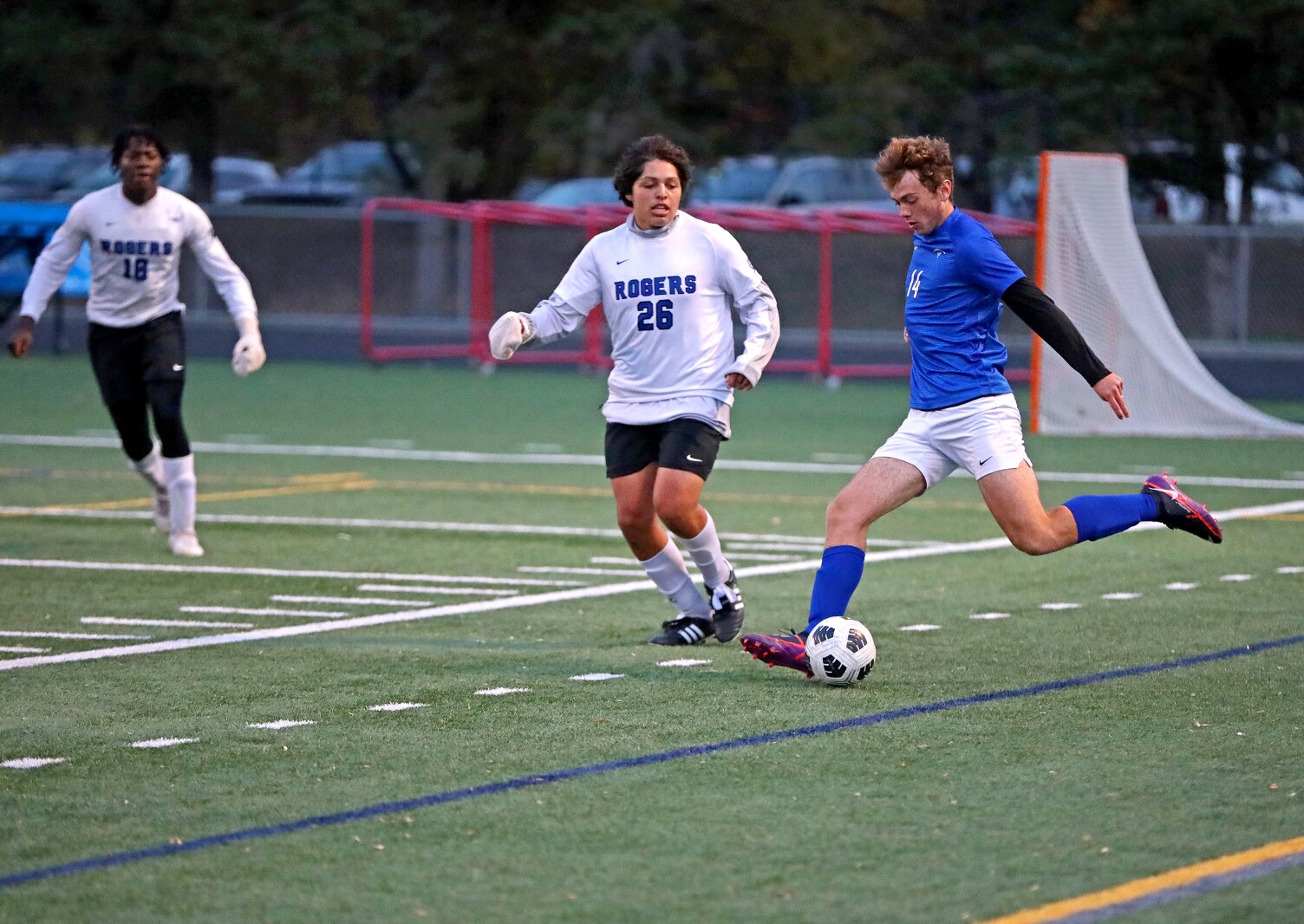 Brainerd boys soccer vs Rogers