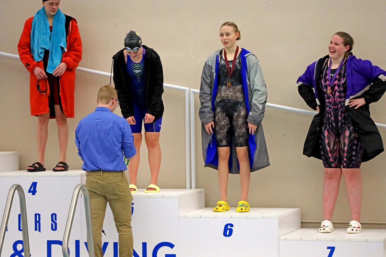 Section 8-2A Girls Swimming and Diving finals Saturday, Nov. 12, 2022, at Brainerd High School.