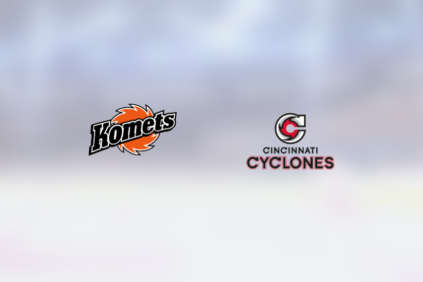 Cincinnati Cyclones win on the road against Fort Wayne Komets The
