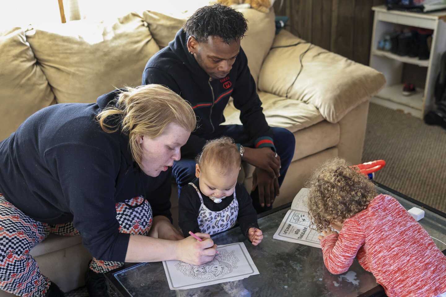 family spending time together
