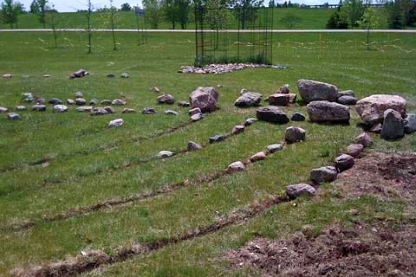 Labyrinth Day at NY Mills sculpture park - Perham Focus | News, weather ...
