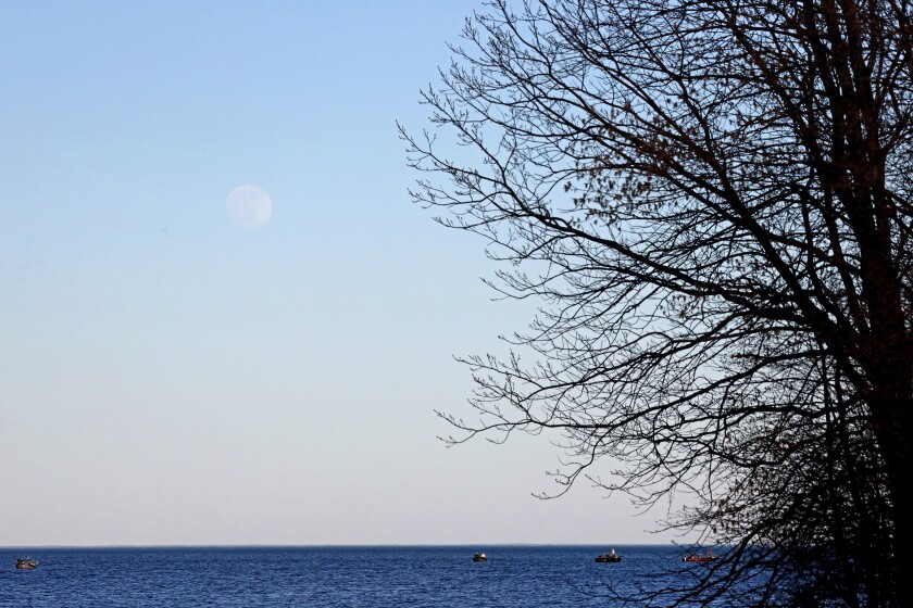 Scenes from fishing opener on Mille Lacs lake in Garrison.