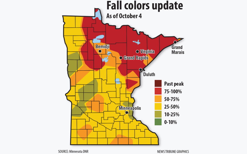 Fall colors nearing their peak in Northeastern Minnesota - Duluth News ...