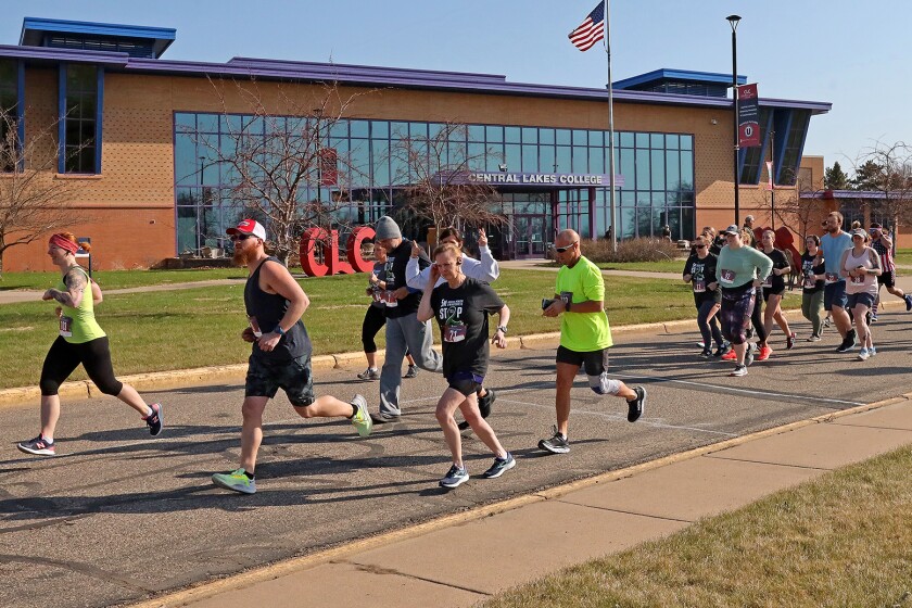 5K for Mental Health Awareness at Central Lakes College