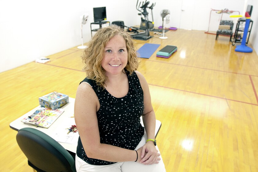 Dr. Tanis Hastmann in her behavioral science lab