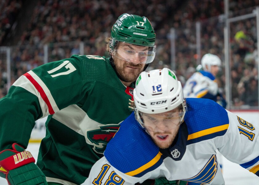 NHL: Stanley Cup Playoffs-St. Louis Blues at Minnesota Wild