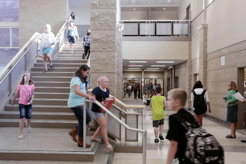 WATCH No traffic problems at West Fargo's new school; district