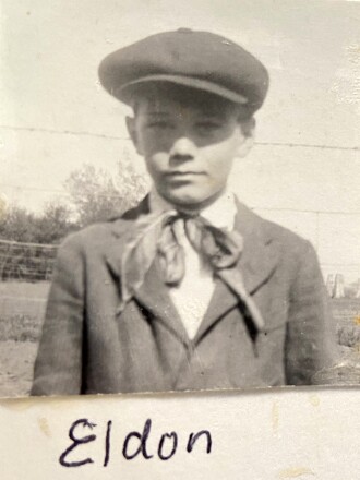 A young Eldon Petersen.