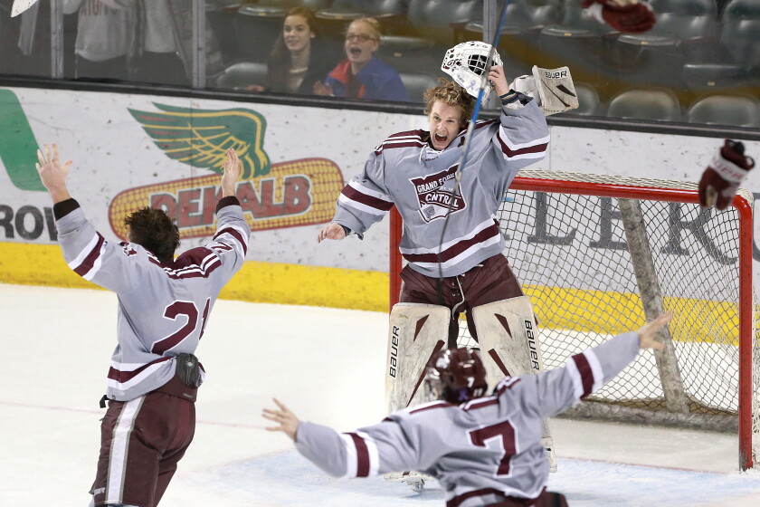 Central downs Bismarck Century, captures 27th state hockey title