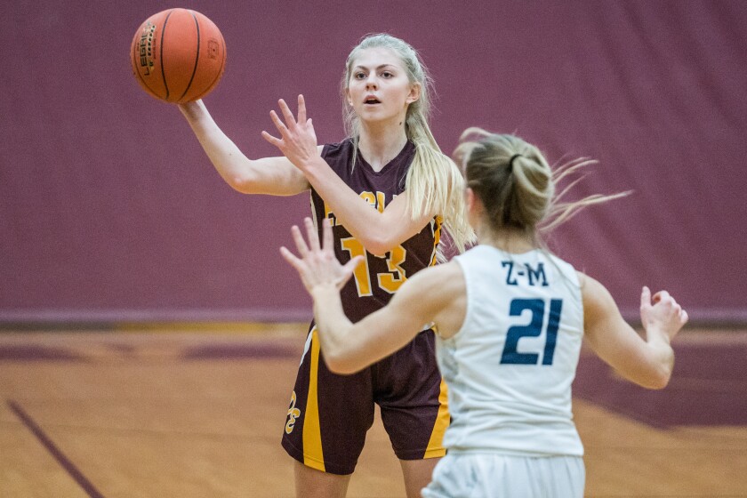 Dover-Eyota, Zumbrota-Mazeppa girls basketball