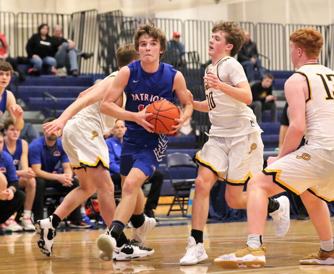 Pequot Lakes vs Minnehaha Redhawks in the Class 2A State Tournament Wednesday, March 23, 2022, at Concordia University in St. Paul.
