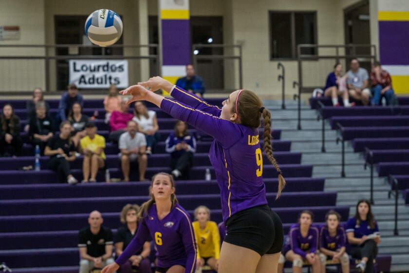 Kasson-Mantorville, Lourdes girls volleyball