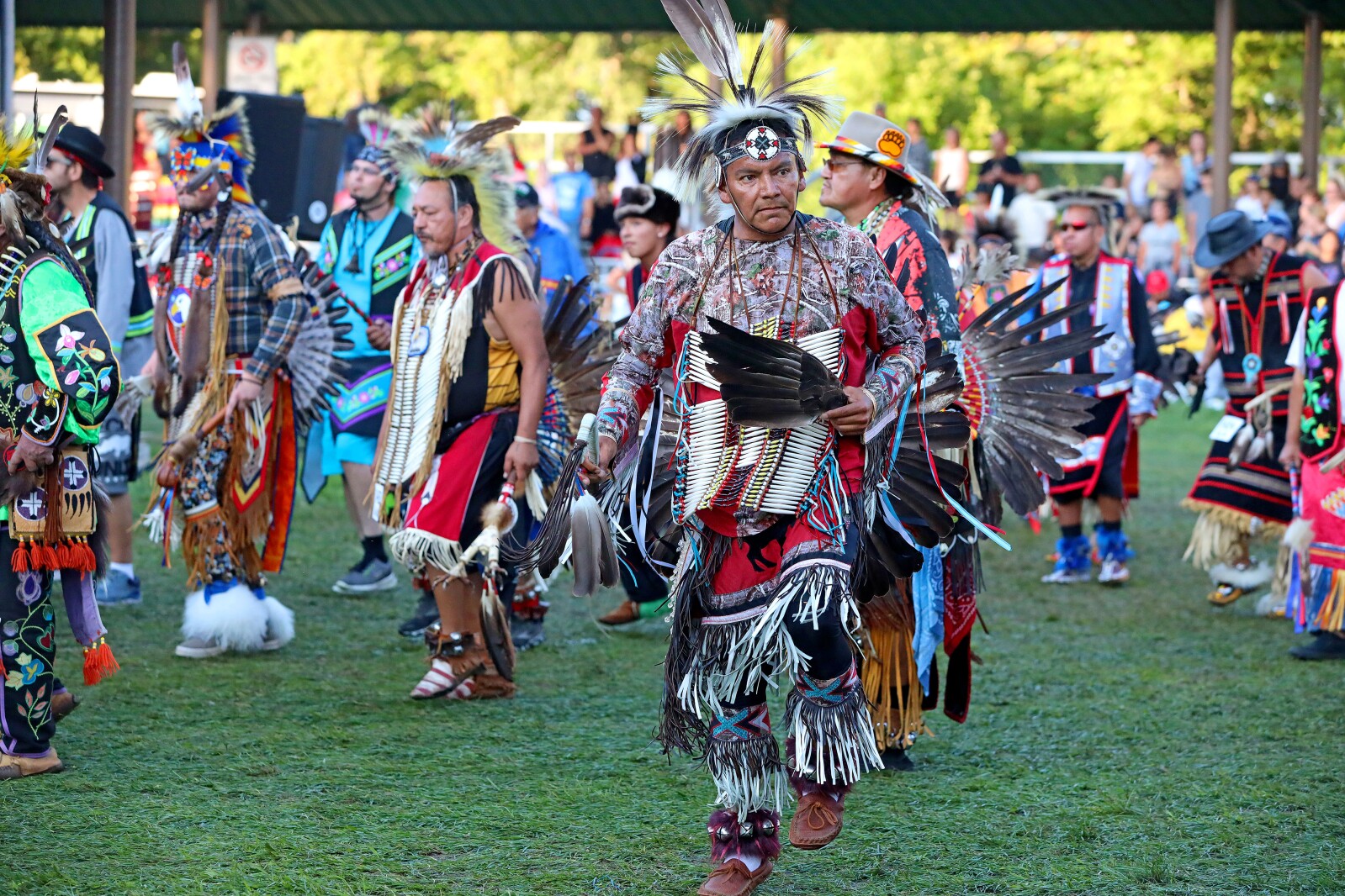 The Mille Lacs Band of Ojibwe hosts their 56th annual Traditional Powwow at Iskigamizigan Powwow Grounds near Onamia.