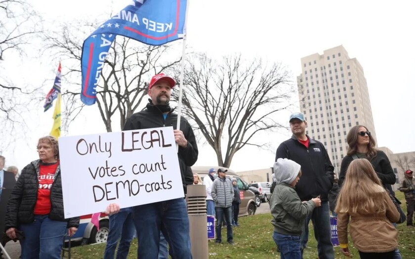 PHOTO: November 7 election rally in Bismarck