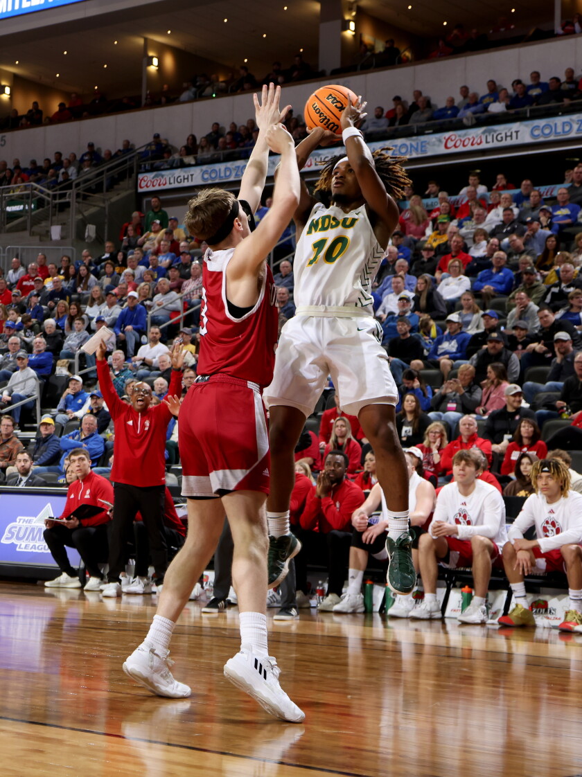 PHOTOS Scenes from dramatic Bison victory in Summit League men's