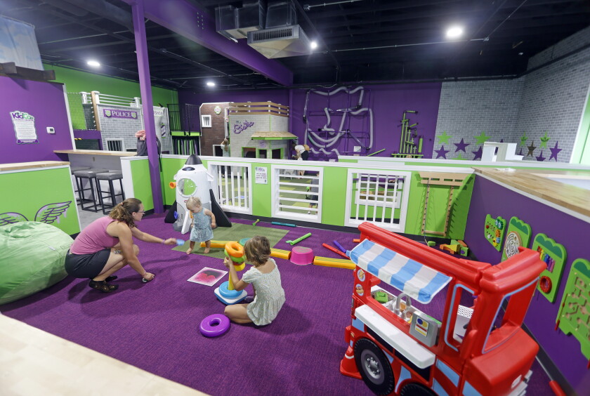 With Added Space Castle Slide Foam Pit And More Moorhead Playroom with-added-space-castle-slide-foam-pit-and-more-moorhead-playroom