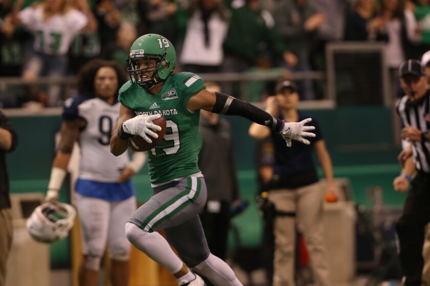 UND cornerback Deion Harris rehabbing for bounceback 2018 season