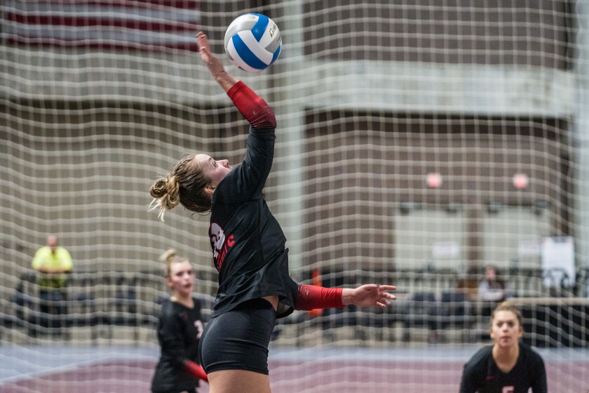 Section 1A, 1AA girls volleyball semifinals