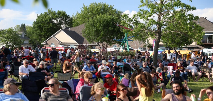 Regatta crowd