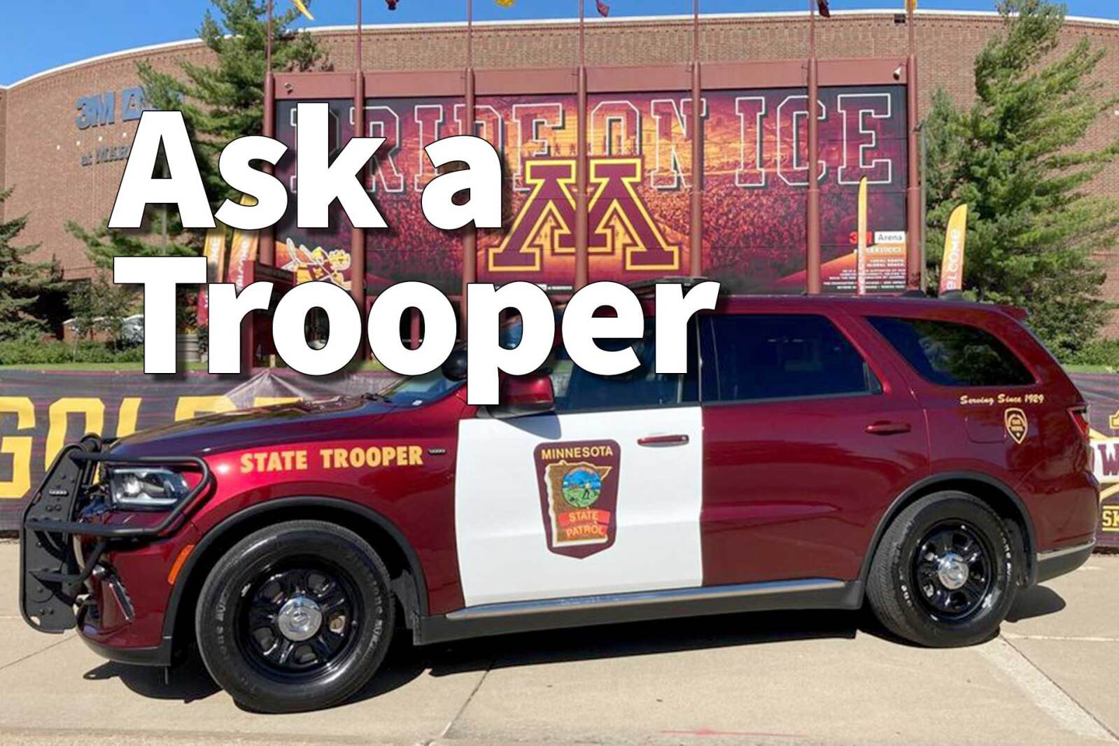 Ask A Trooper: Why are Minnesota State Patrol cars maroon colored ...