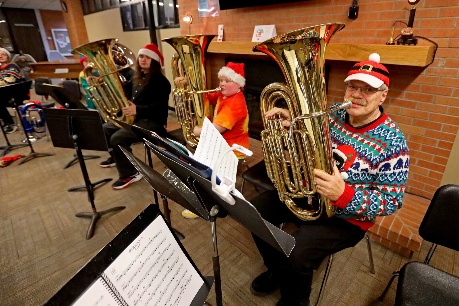 CLC Music Department Holly Jolly and Tuba Christmas on Wednesday, Dec. 7, 2022, at Central Lakes College in Brainerd.