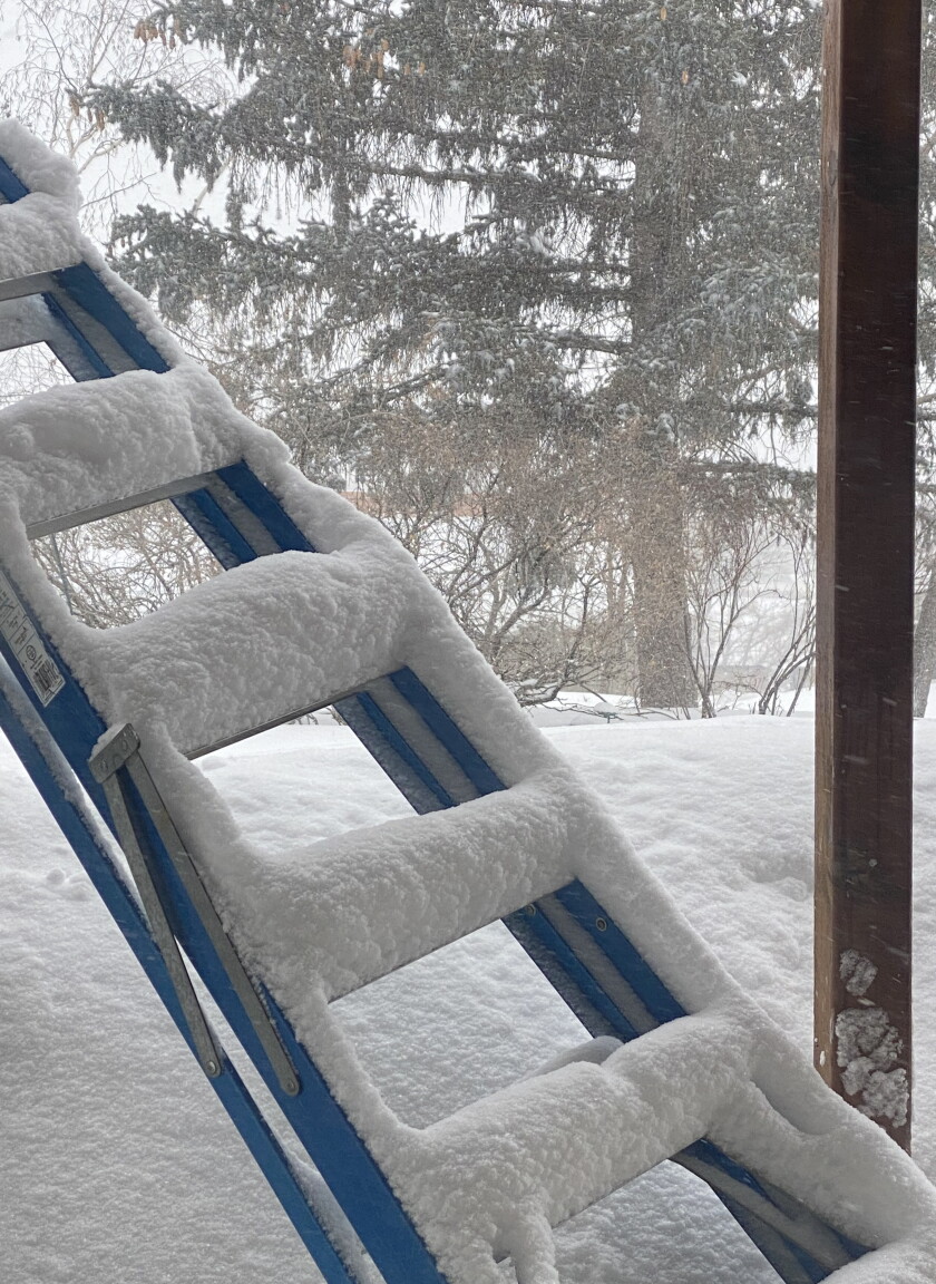 Snow Ladder UPDATED: I-94 open from Bismarck to Jamestown - Jamestown Sun | News ...