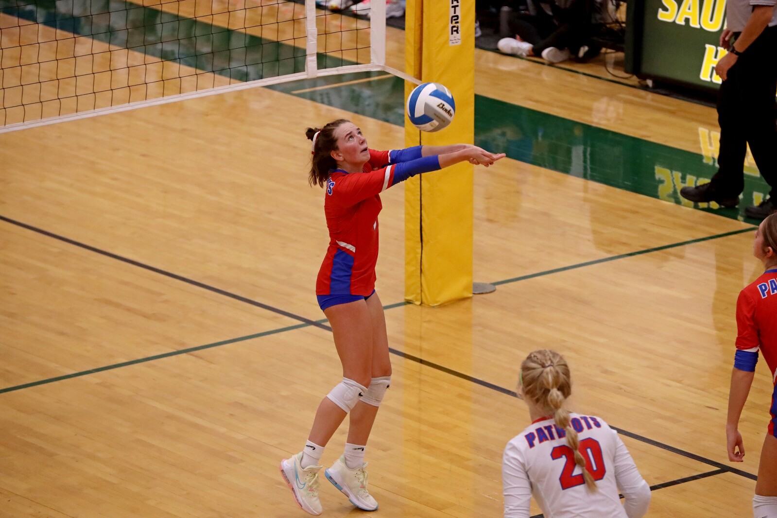 Pequot Lakes against St. Cloud Cathedral on Saturday, Nov. 5, 2022, during the Section 6-2A Final at Sauk Rapids.