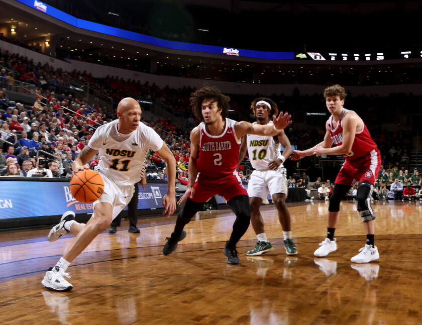 PHOTOS Scenes from dramatic Bison victory in Summit League men's