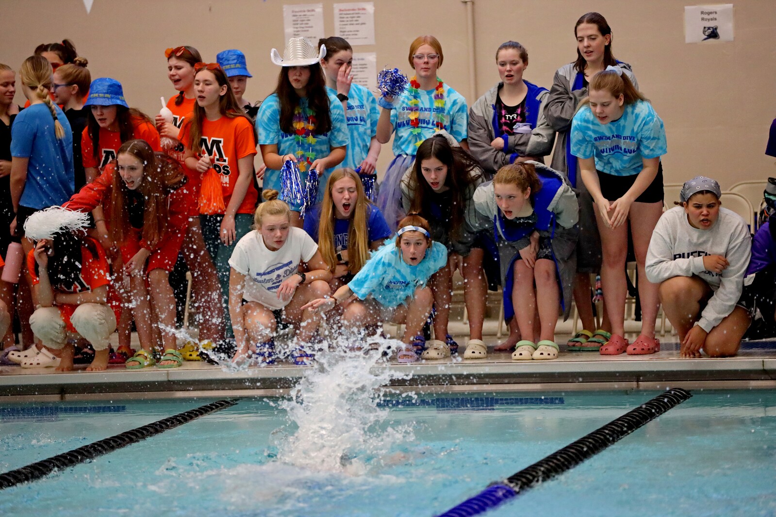 Section 8-2A Girls Swimming and Diving finals Saturday, Nov. 12, 2022, at Brainerd High School.