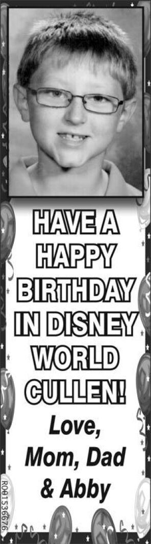 Cullen Birthday