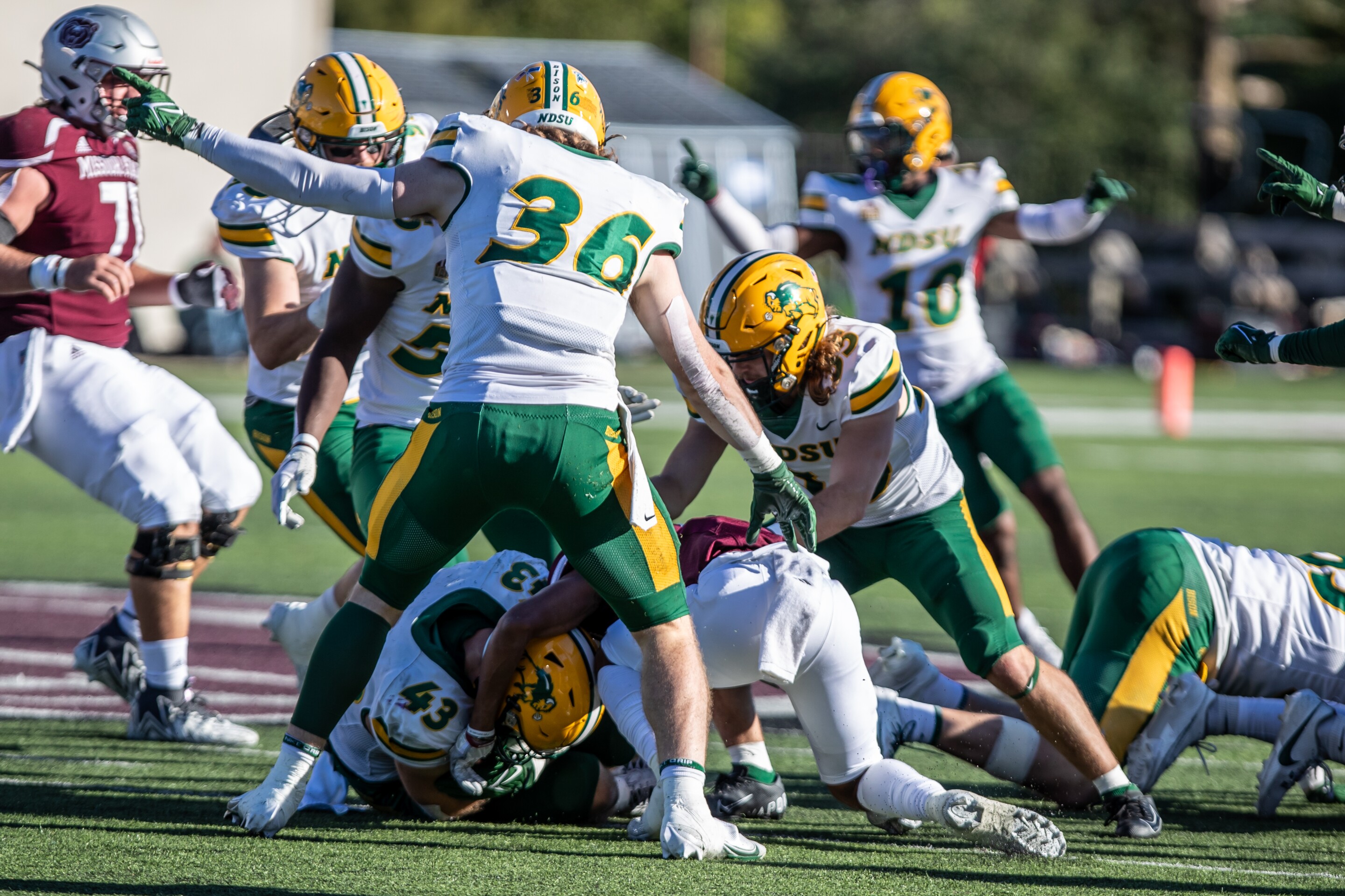 PHOTOS: NDSU WR Zach Mathis thrives in No. 8-ranked Bison victory at ...
