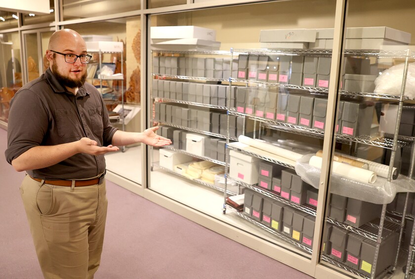 Man talks about saving items.