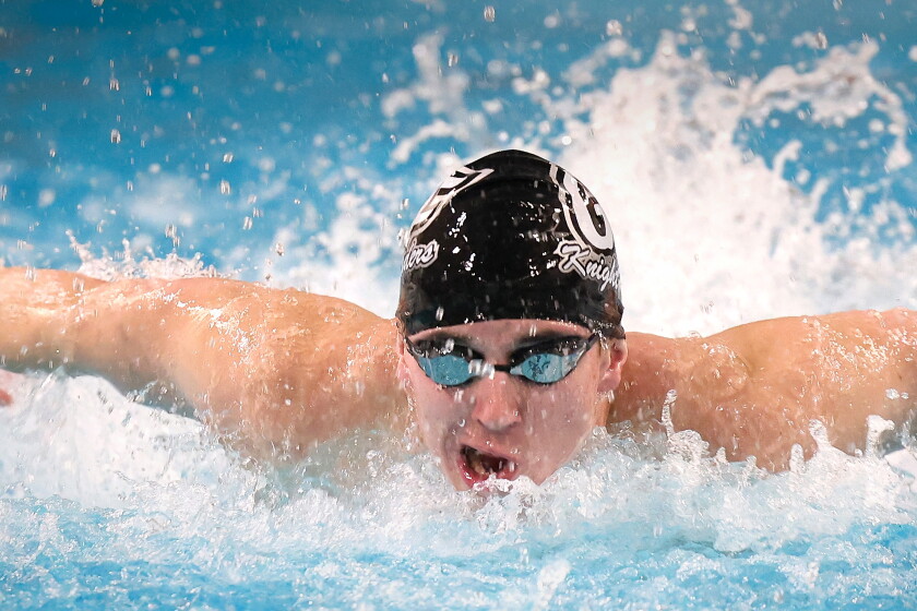 Logan Fultz Hyslop hosts a last hurrah in final large high school swimming meet ...