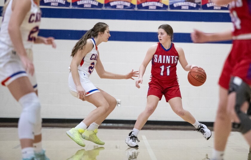 KMS girls basketball takes on Canby 4