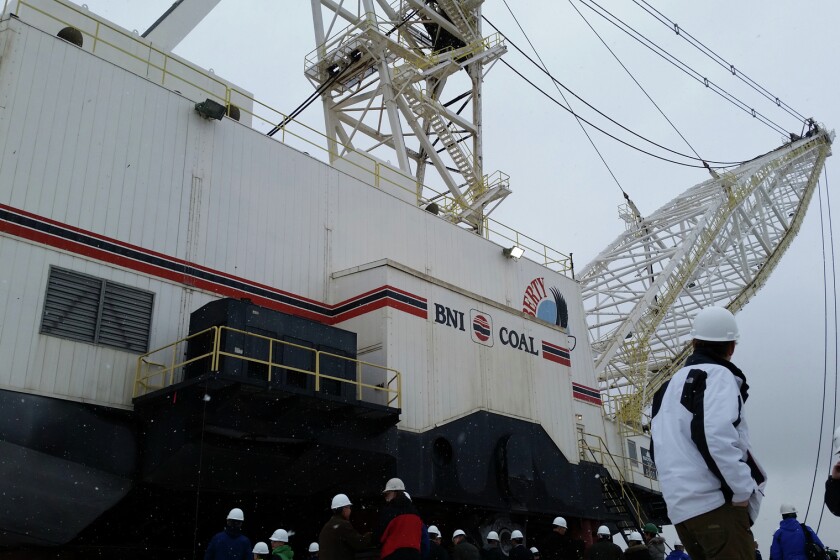 Coal company moves large piece of equipment