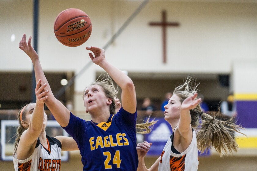 Lourdes, Lake City girls basketball